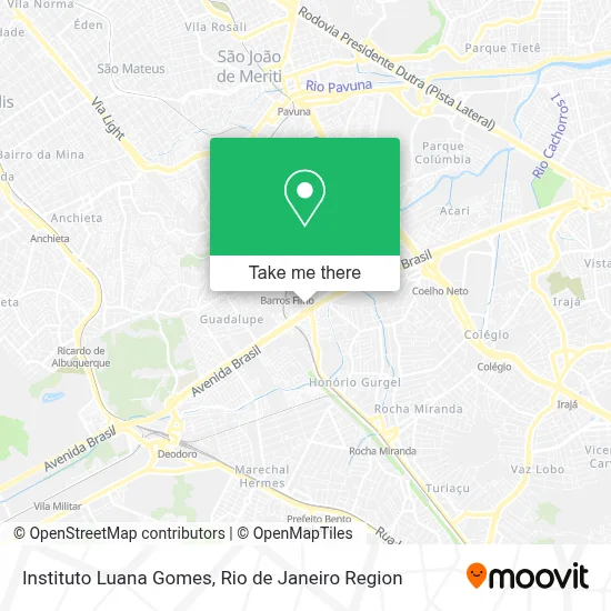 Instituto Luana Gomes map