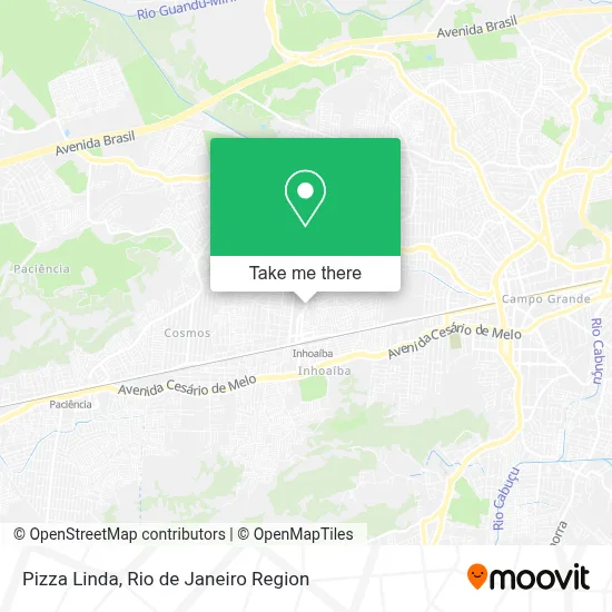 Pizza Linda map