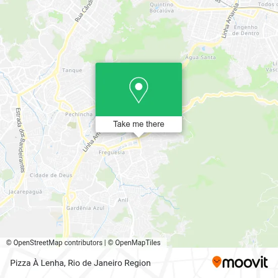 Pizza À Lenha map