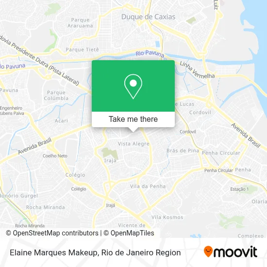 Elaine Marques Makeup map