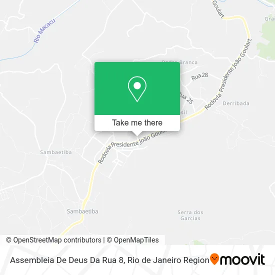 Assembleia De Deus Da Rua 8 map
