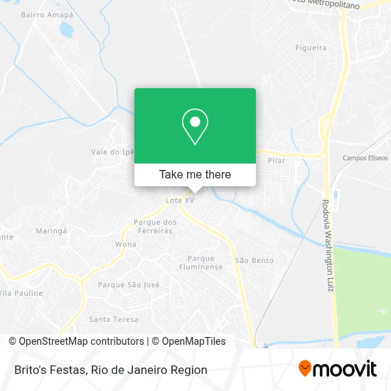 Brito's Festas map