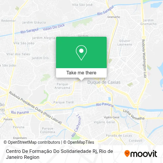 Centro De Formação Do Solidariedade Rj map
