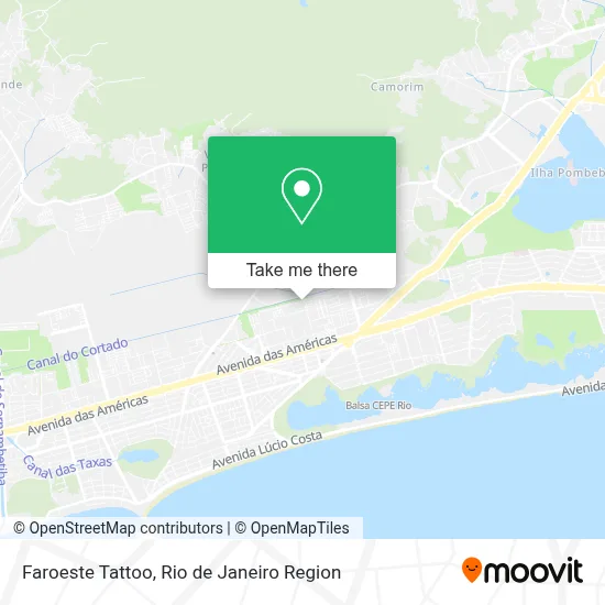 Faroeste Tattoo map