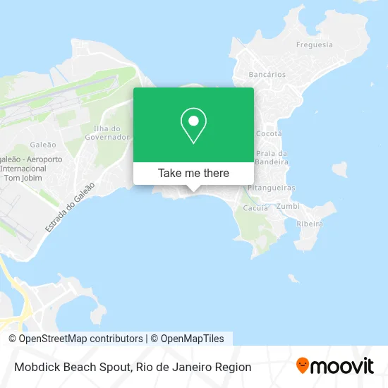 Mobdick Beach Spout map