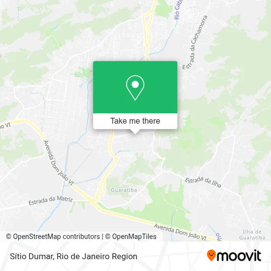 Sítio Dumar map