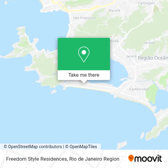 Freedom Style Residences map