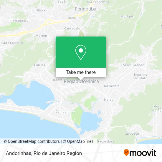 Andorinhas map