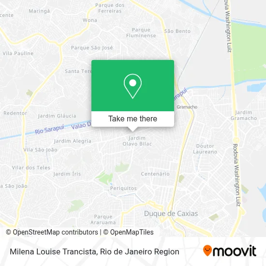 Milena Louise Trancista map