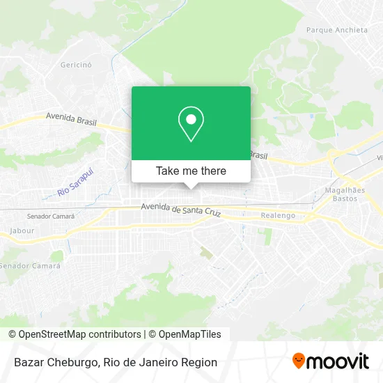 Bazar Cheburgo map