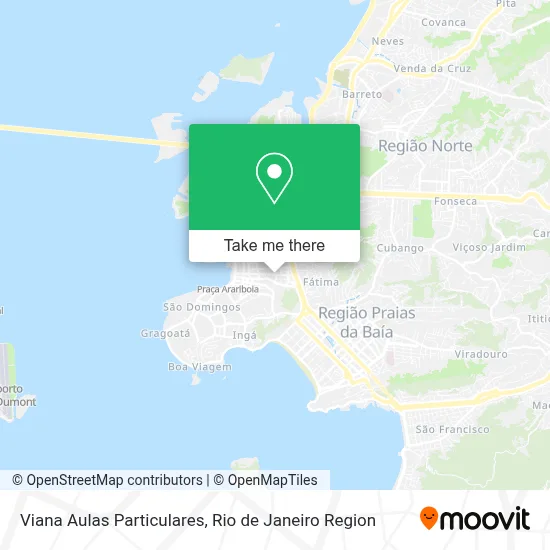Viana Aulas Particulares map