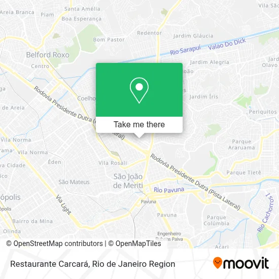 Restaurante Carcará map
