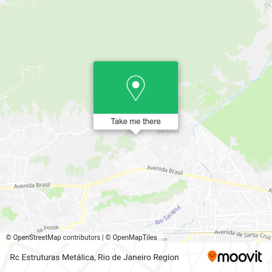 Rc Estruturas Metálica map
