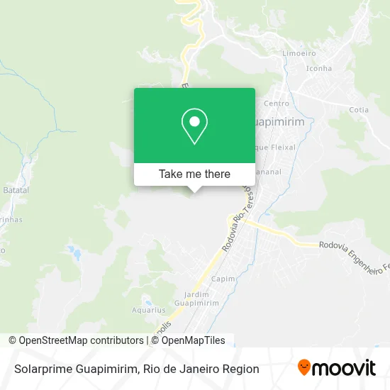 Solarprime Guapimirim map