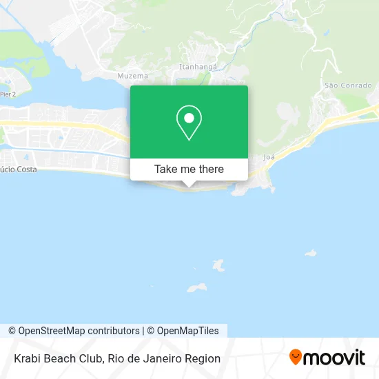Krabi Beach Club map