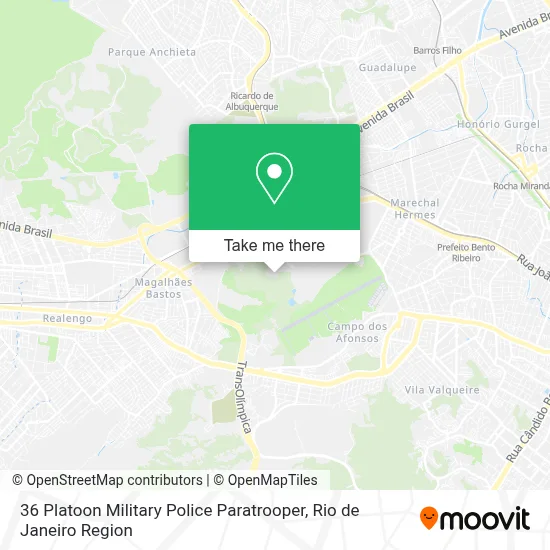 36 Platoon Military Police Paratrooper map