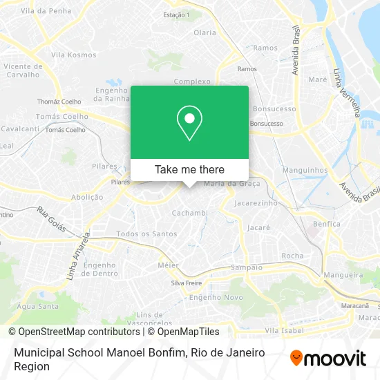 Municipal School Manoel Bonfim map