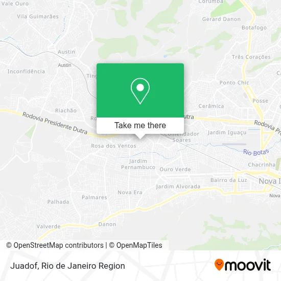 Juadof map