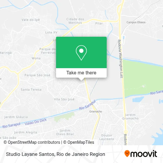 Studio Layane Santos map