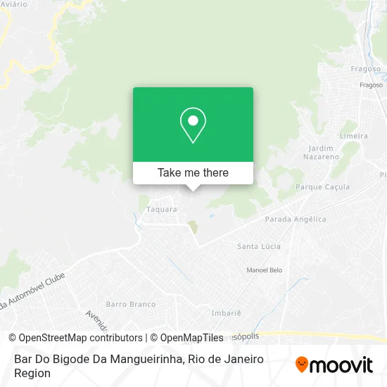 Bar Do Bigode Da Mangueirinha map