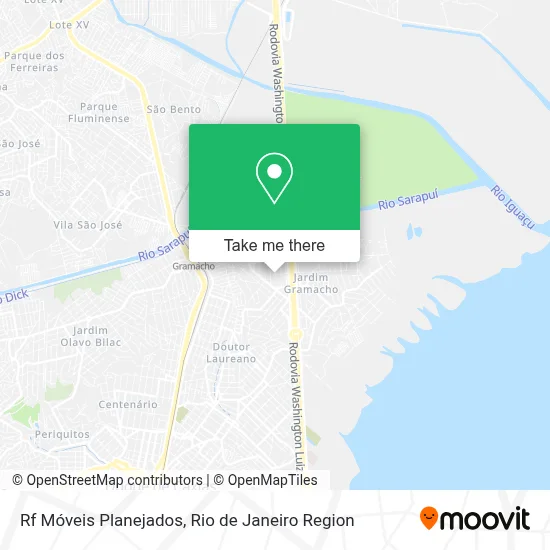 Rf Móveis Planejados map