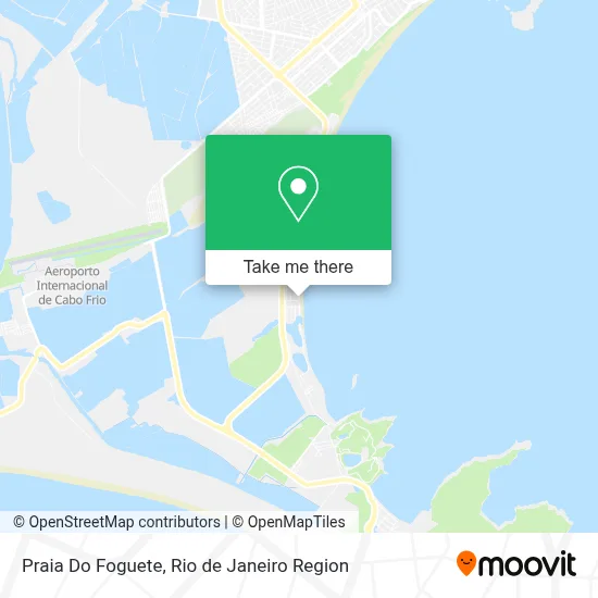 Praia Do Foguete map