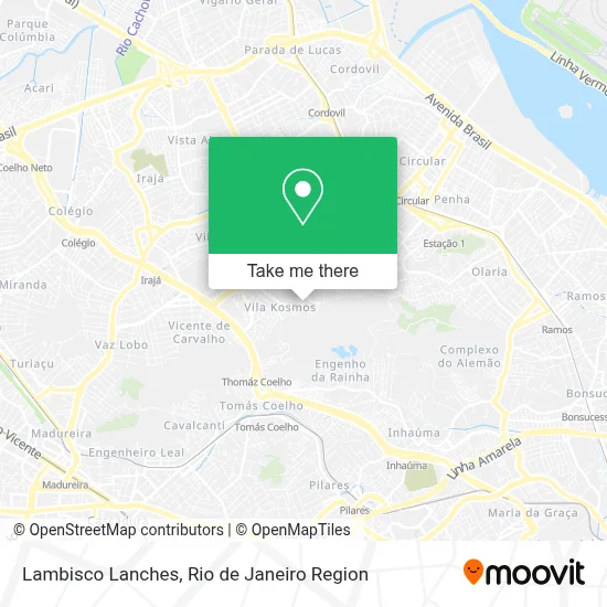 Lambisco Lanches map