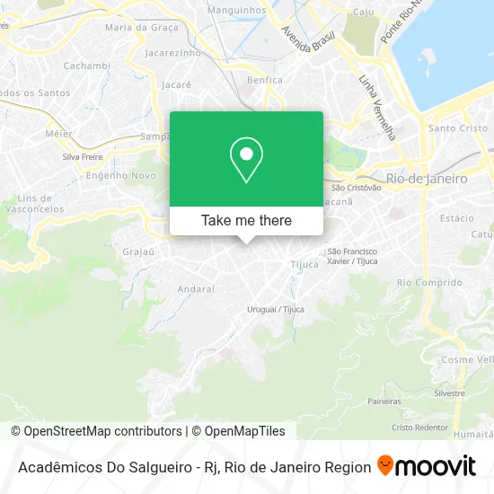 Acadêmicos Do Salgueiro - Rj map