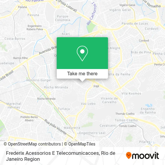 Frederix Acessorios E Telecomunicacoes map