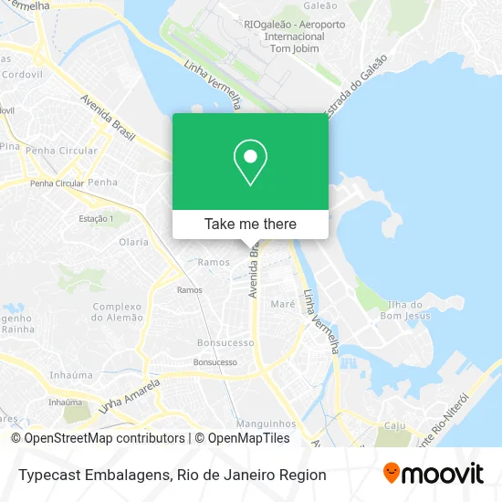 Typecast Embalagens map