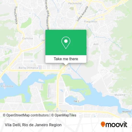 Vila Delli map