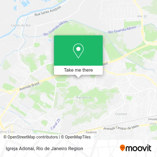 Igreja Adonai map