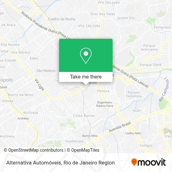 Alternativa Automóveis map