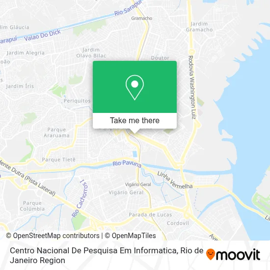Centro Nacional De Pesquisa Em Informatica map