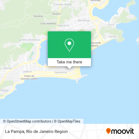 La Pampa map