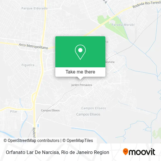 Orfanato Lar De Narcisa map
