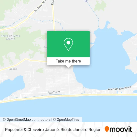 Papelaria & Chaveiro Jaconé map