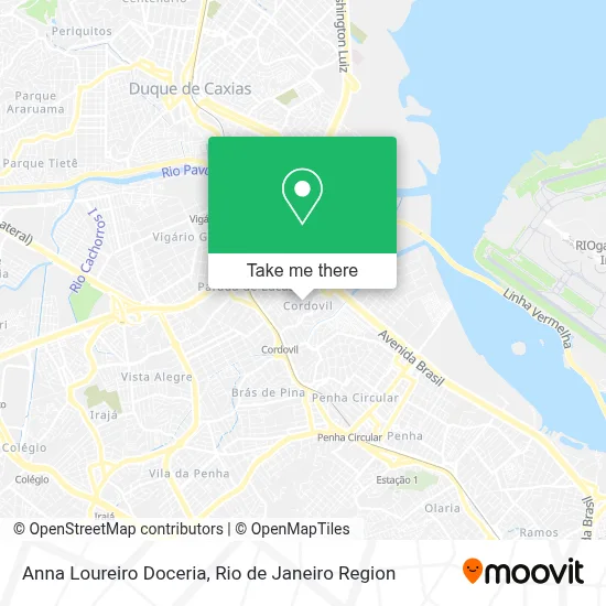 Anna Loureiro Doceria map