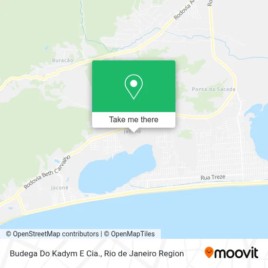 Budega Do Kadym E Cia. map