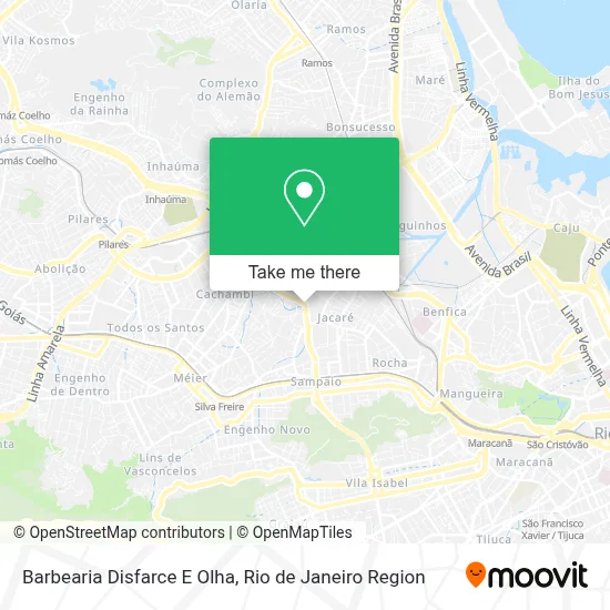 Barbearia Disfarce E Olha map