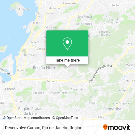 Desenvolve Cursos map