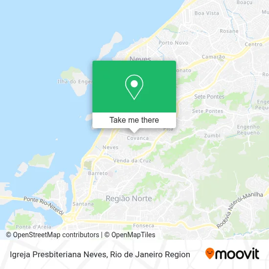 Igreja Presbiteriana Neves map