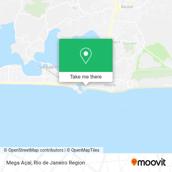 Mega Açaí map