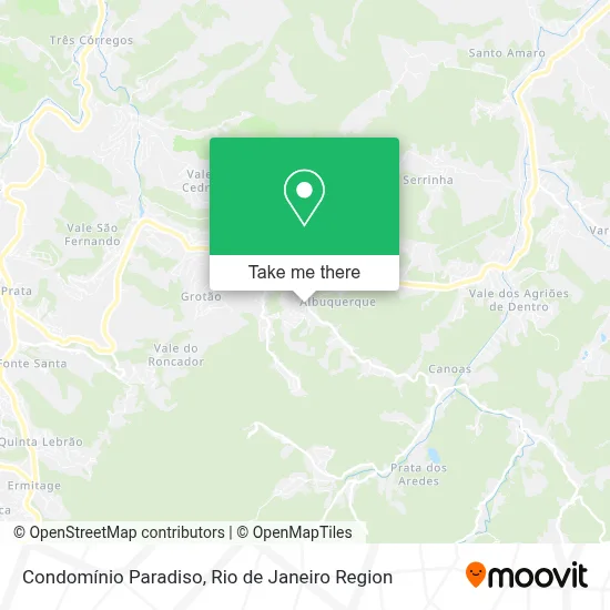 Condomínio Paradiso map