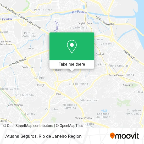 Atuana Seguros map