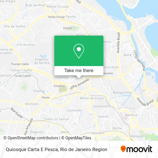 Quiosque Carta E Pesca map