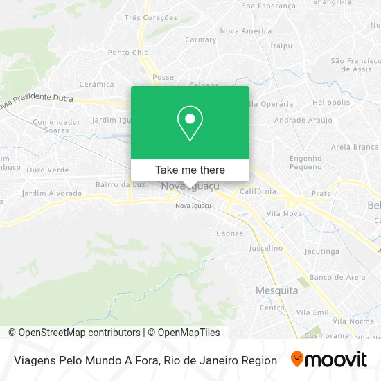 Viagens Pelo Mundo A Fora map