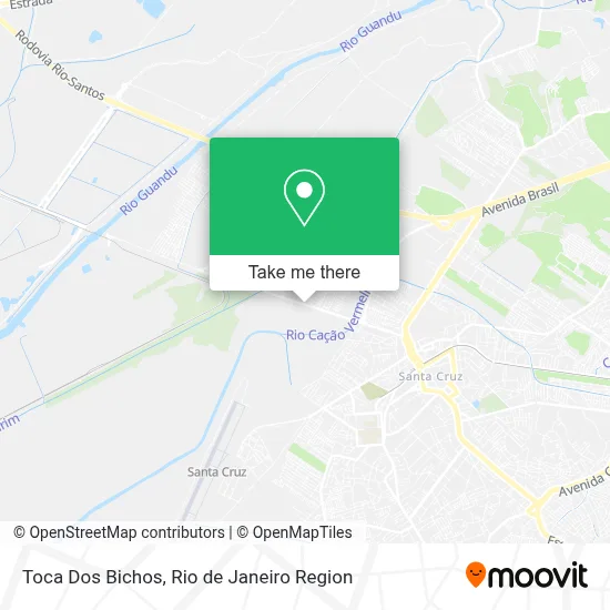 Toca Dos Bichos map