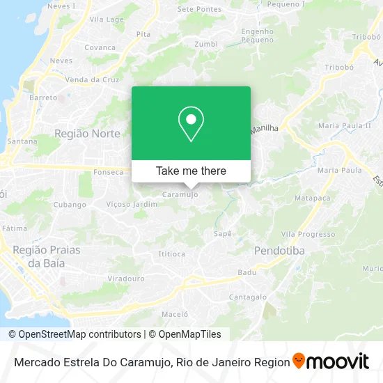 Mercado Estrela Do Caramujo map