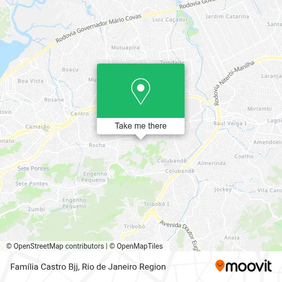 Família Castro Bjj map